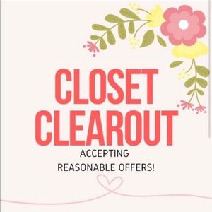 SALE!💰👜👗Closet Clearout happening now!